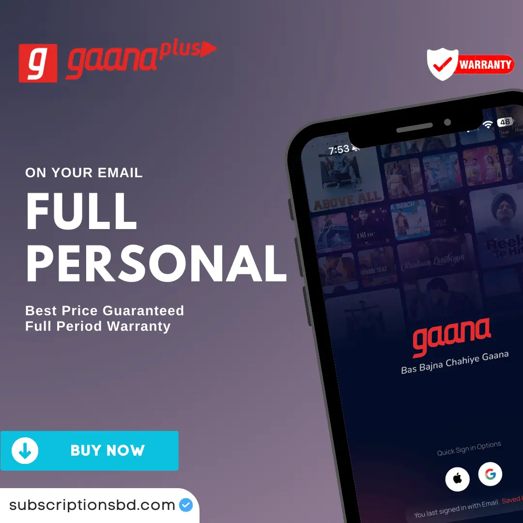 Gaana Personal 1 Year