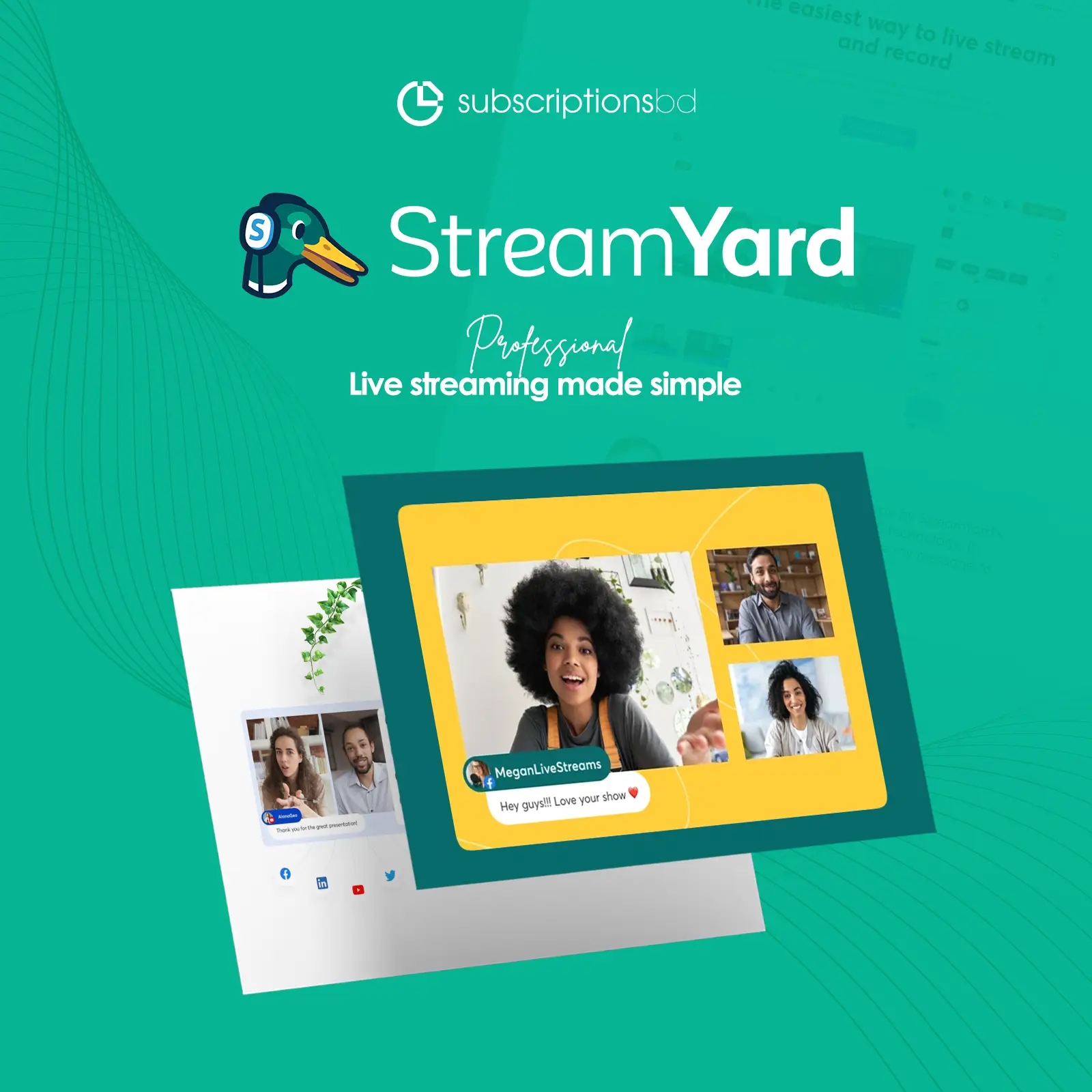Streamyard Advanced Plan 1 Month