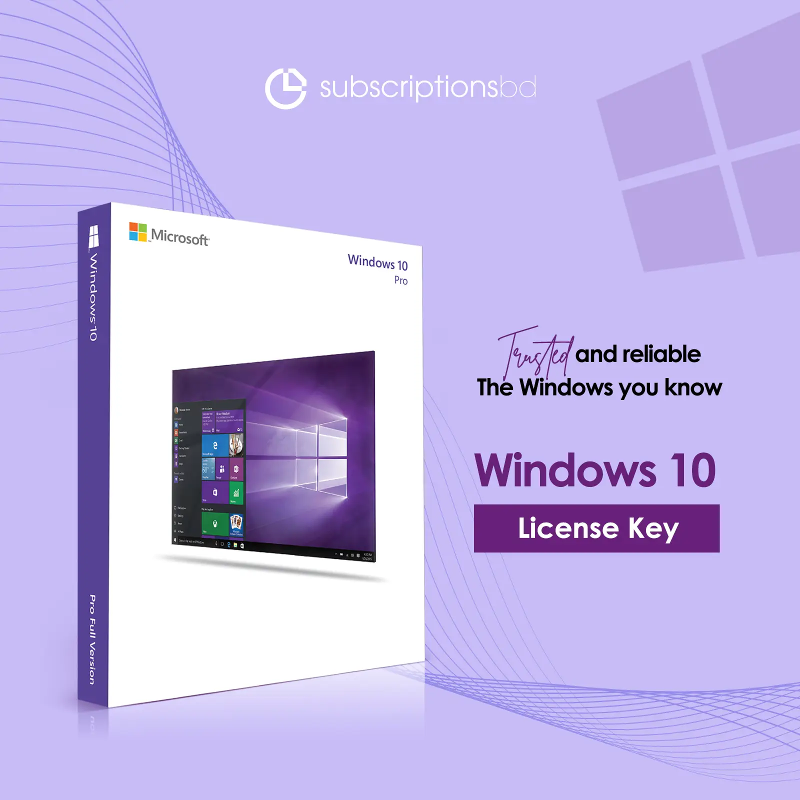 Windows 10 Pro License Key - 1PC Lifetime