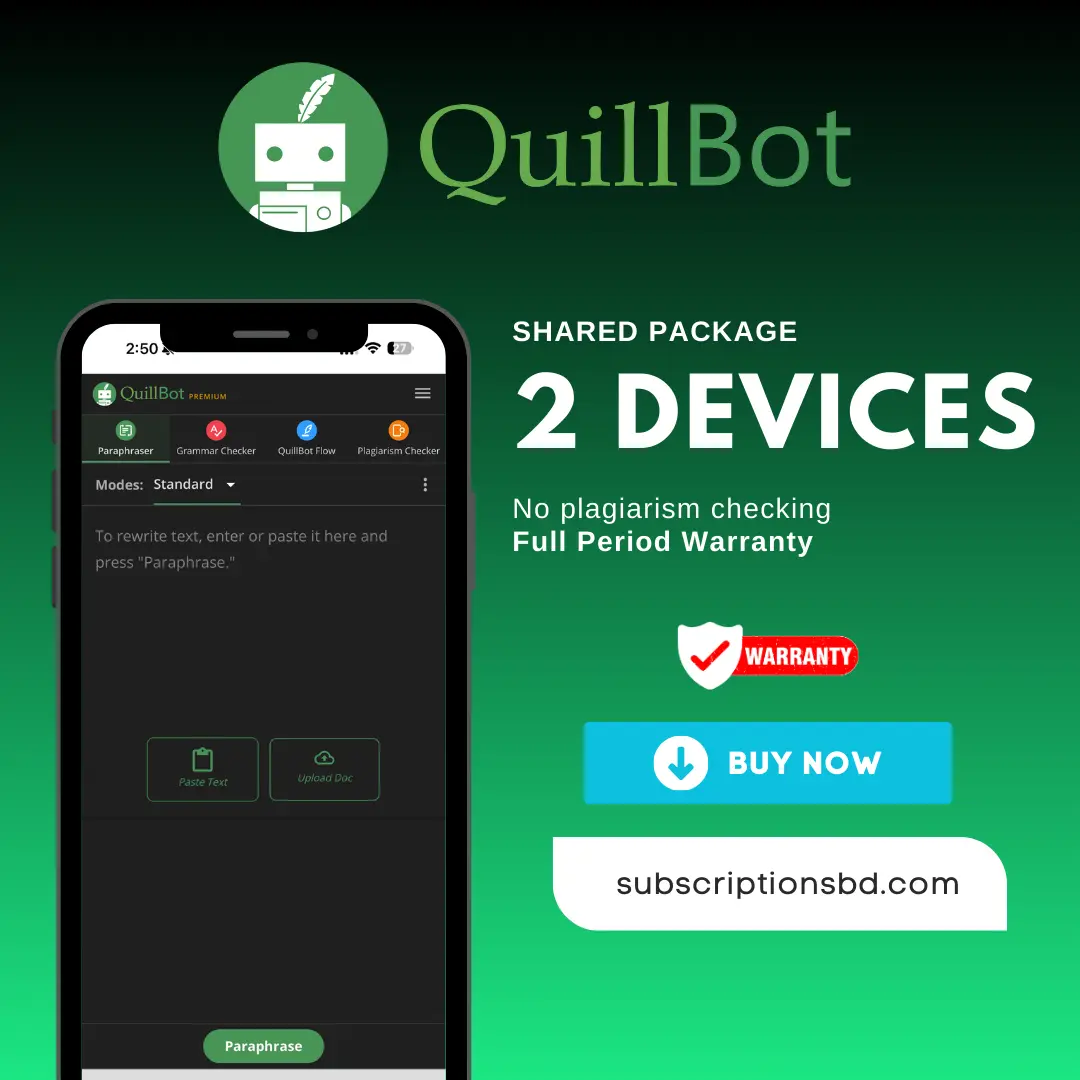 Quillbot Premium - 1 Month