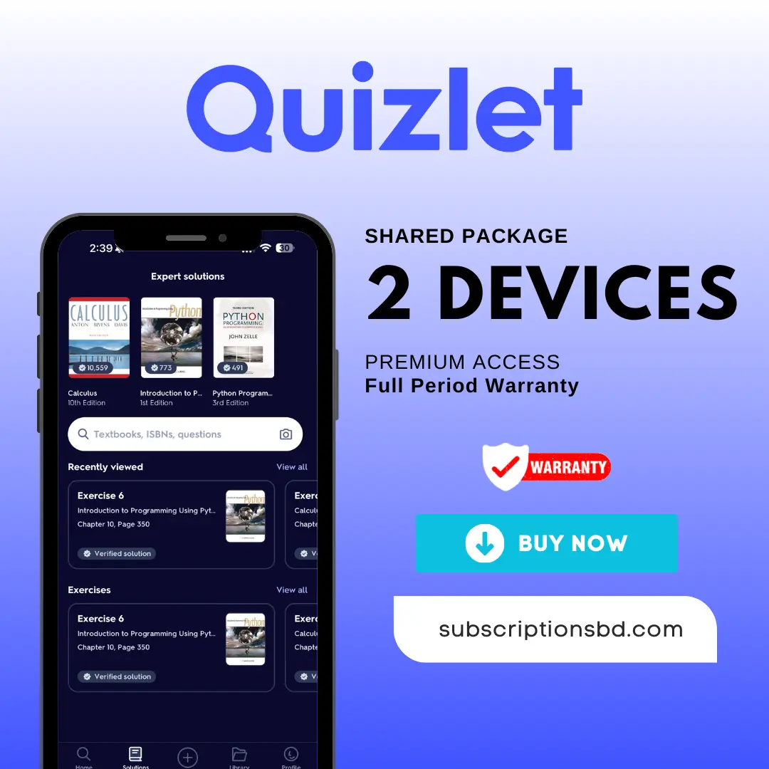 Quizlet Plus Personal -12 Months