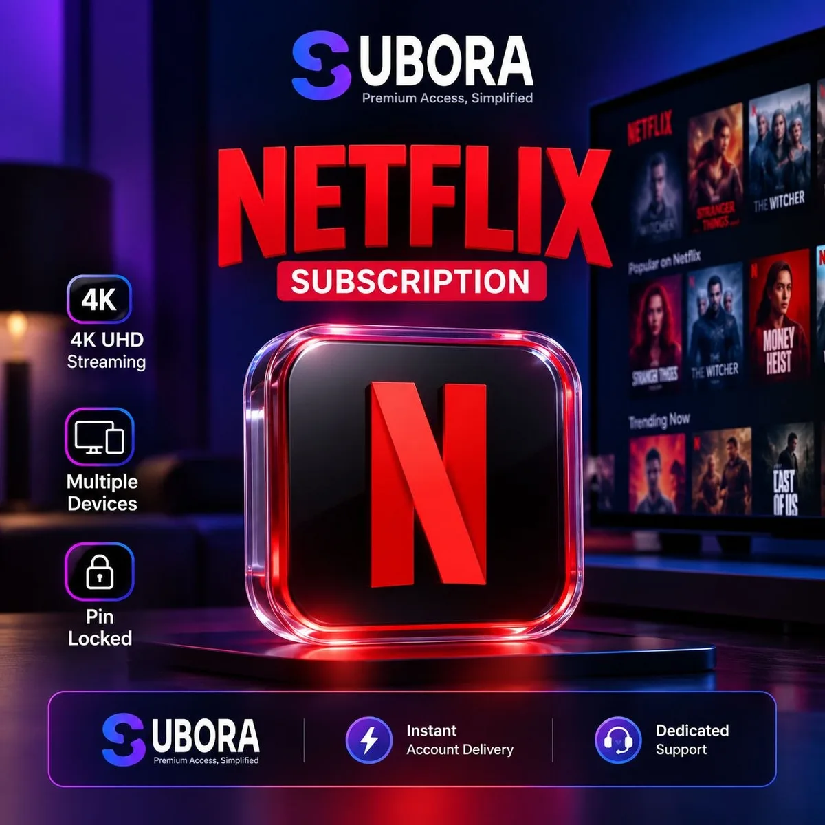 Netflix Premium - Private Profile